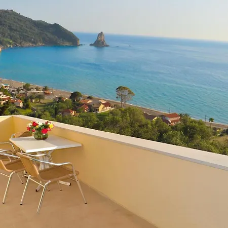 Maria With Pool And Amazing View - Agios Gordios Ájosz Górdiosz
