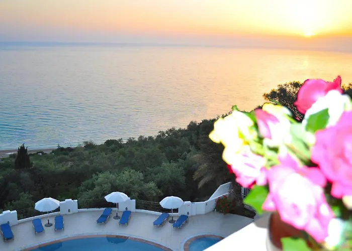 Maria With Pool And Amazing View - Agios Gordios 公寓 *