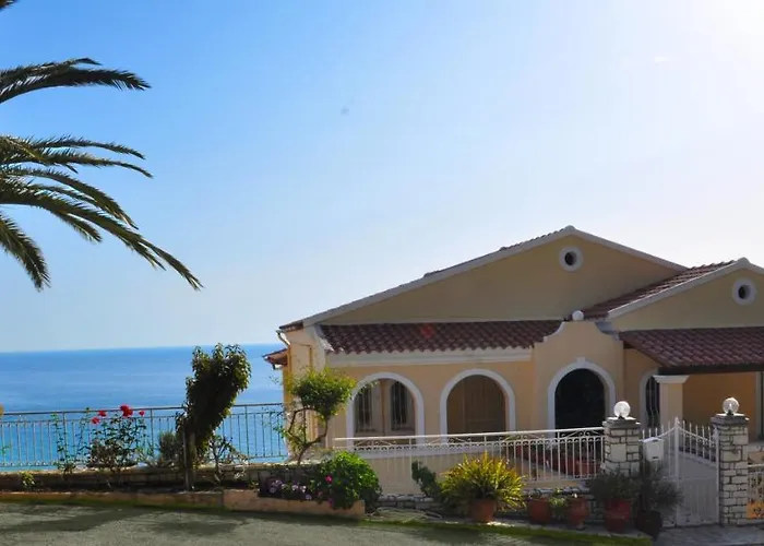 公寓 Maria With Pool And Amazing View - Agios Gordios 阿齐欧斯·贡多斯