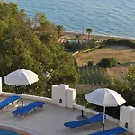 Maria With Pool And Amazing View - Agios Gordios Appartement